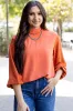June Swiss Dot Balloon Sleeve Loose Blouse by Threaded Pear sold by Zulily