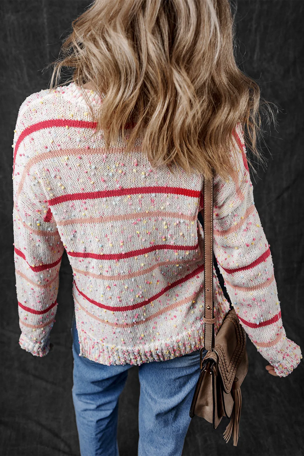 Ruthie Striped Confetti Knit Sweater by Threaded Pear sold by Zulily product image thumbnail 2