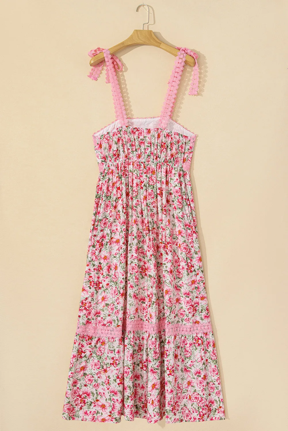 Sasha Floral Lace Tied Strap Dress by Threaded Pear sold by Zulily product image thumbnail 5