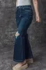 Khloe High Rise Ripped Bell Bottom Jeans by Threaded Pear sold by Zulily