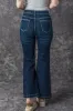 Khloe High Rise Ripped Bell Bottom Jeans by Threaded Pear sold by Zulily