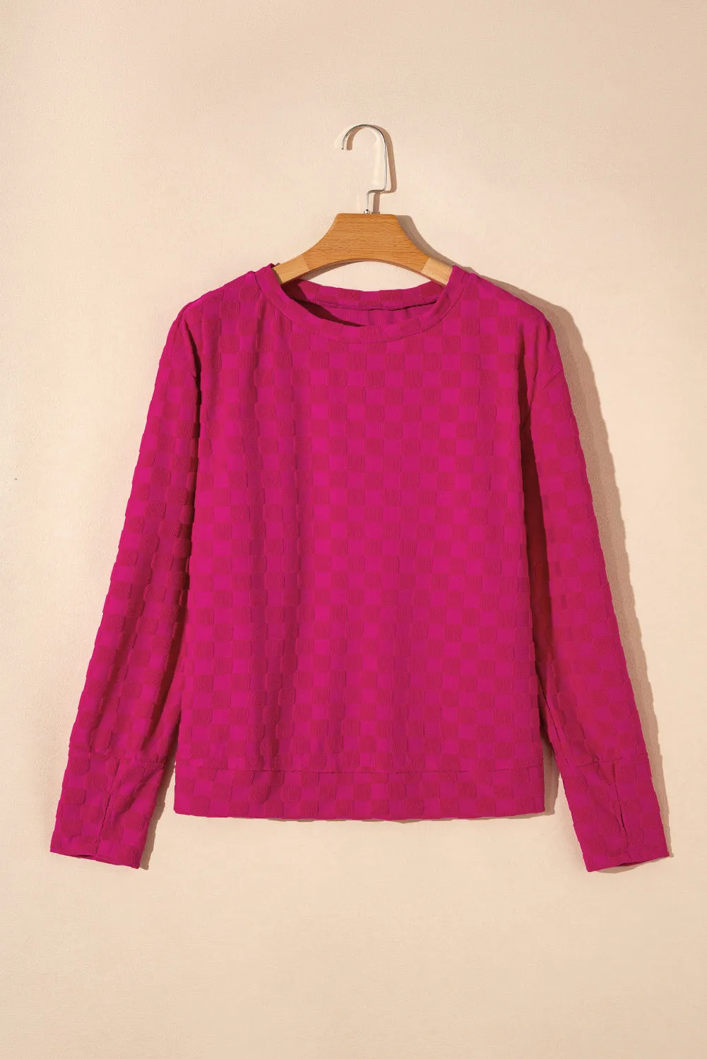 Tiffany Textured Thumbhole Sleeve Top by Threaded Pear sold by Zulily product image thumbnail 4