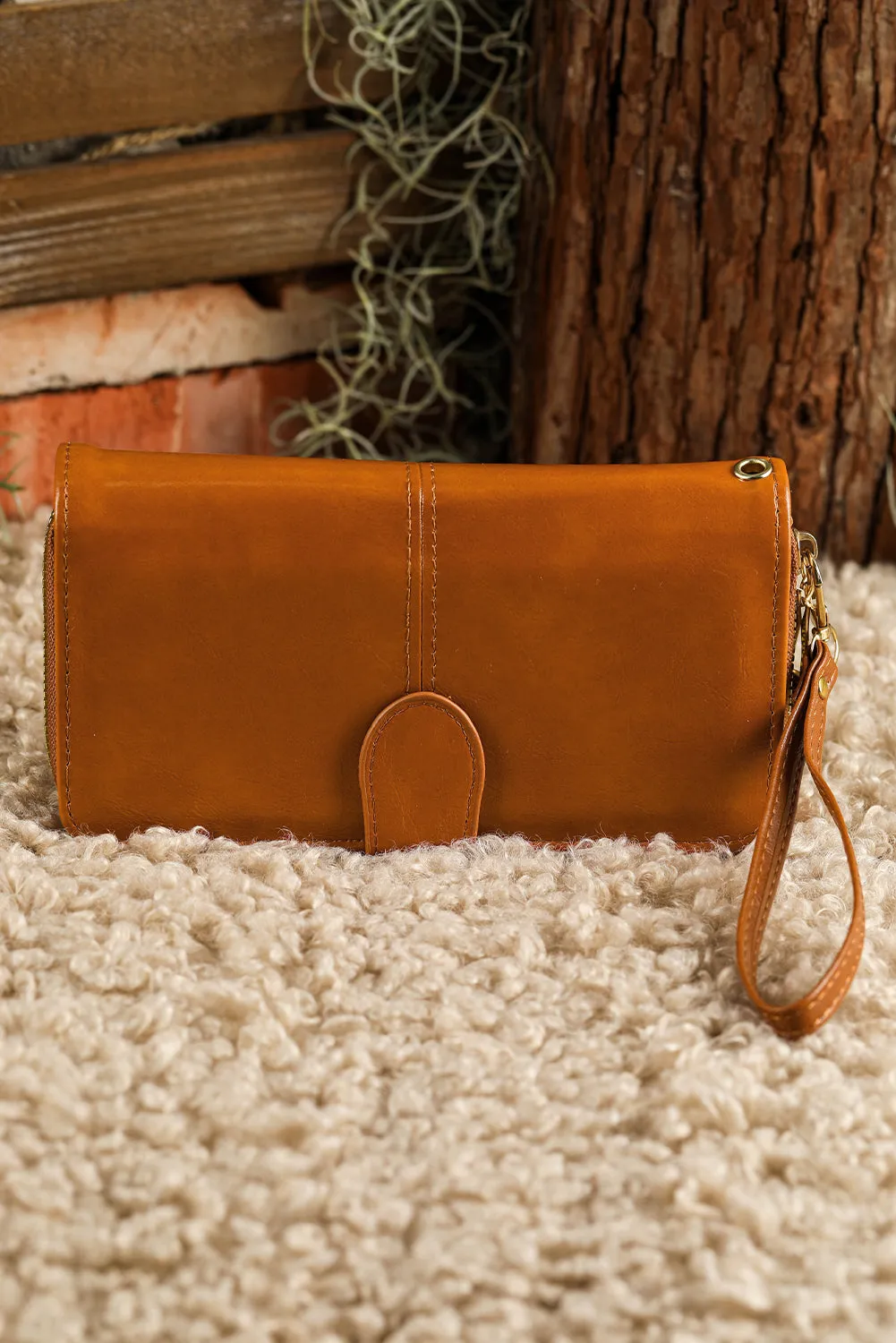 Bria Zip Around Wrist Strap Long Wallet by Threaded Pear sold by Zulily product image thumbnail 4