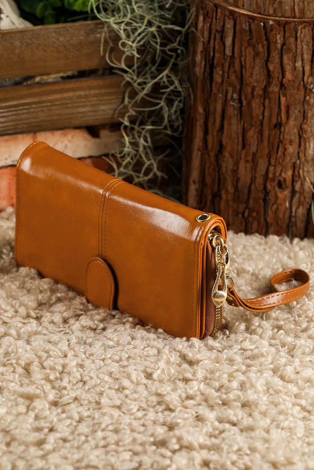 Bria Zip Around Wrist Strap Long Wallet by Threaded Pear sold by Zulily product image thumbnail 2