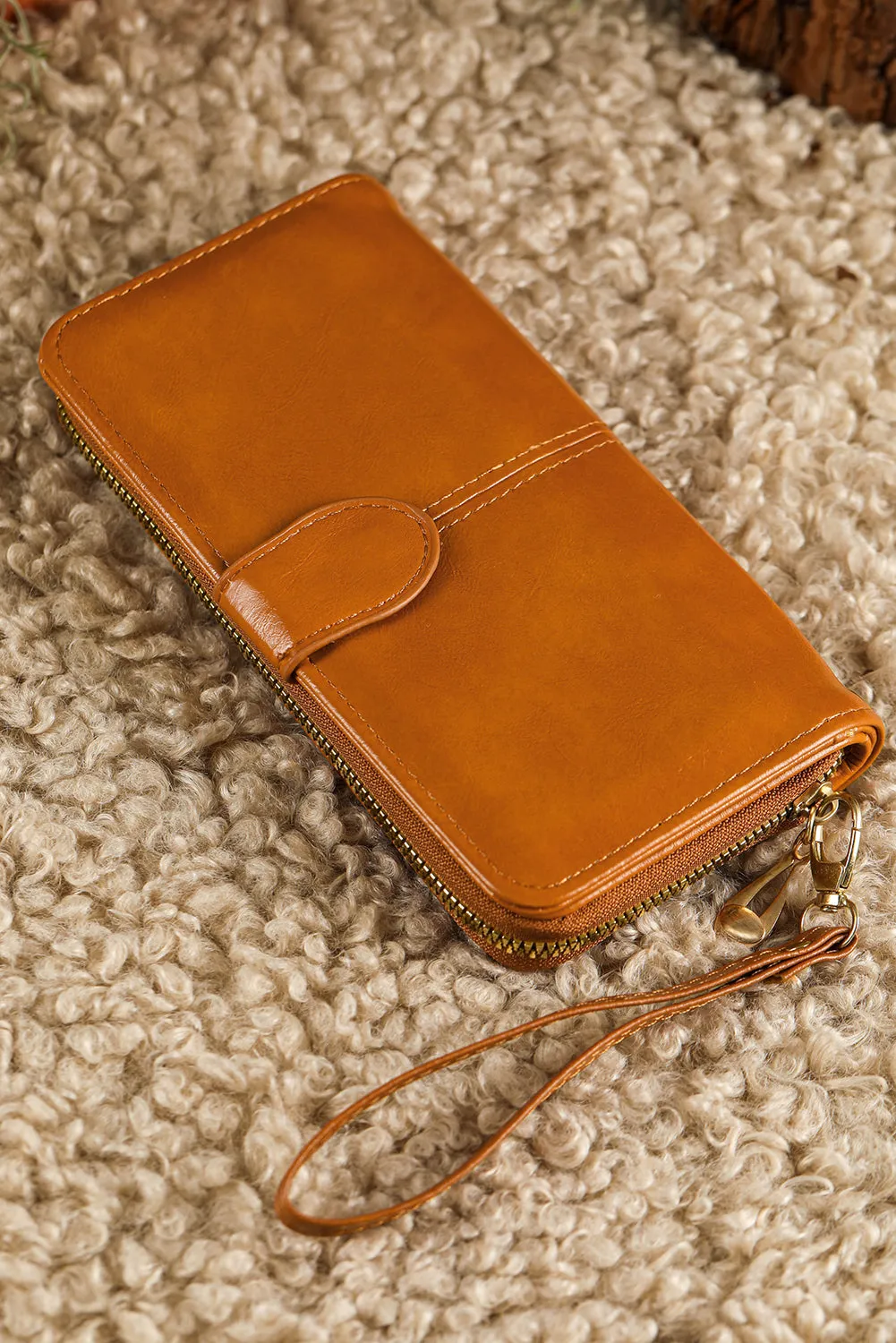 Bria Zip Around Wrist Strap Long Wallet by Threaded Pear sold by Zulily