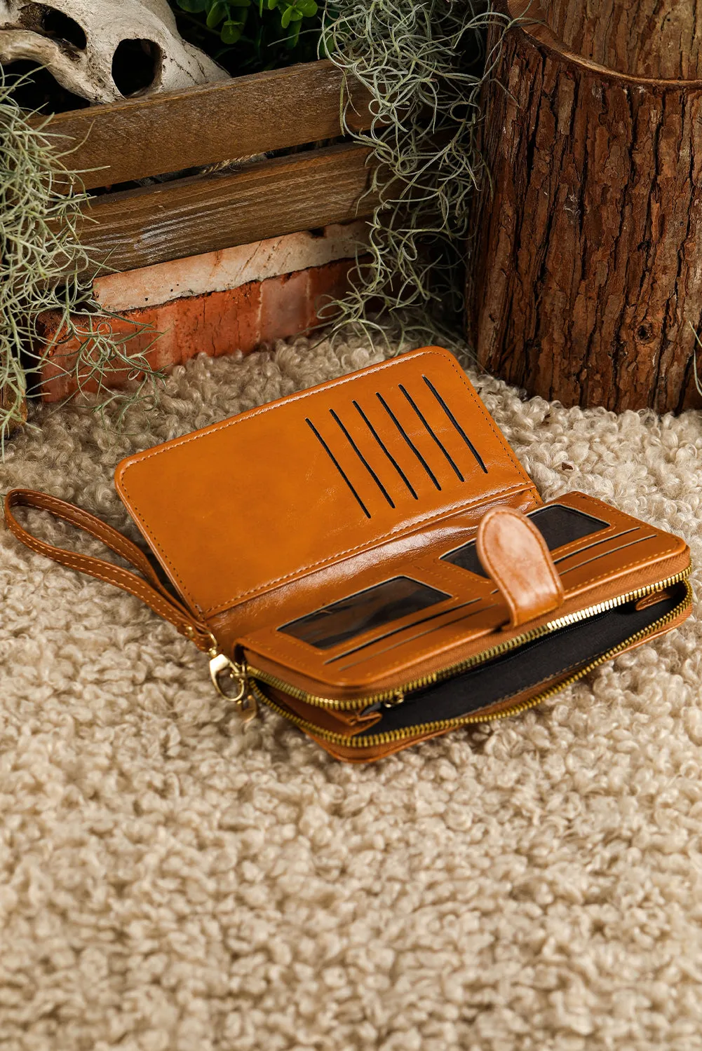 Bria Zip Around Wrist Strap Long Wallet by Threaded Pear sold by Zulily product image thumbnail 5