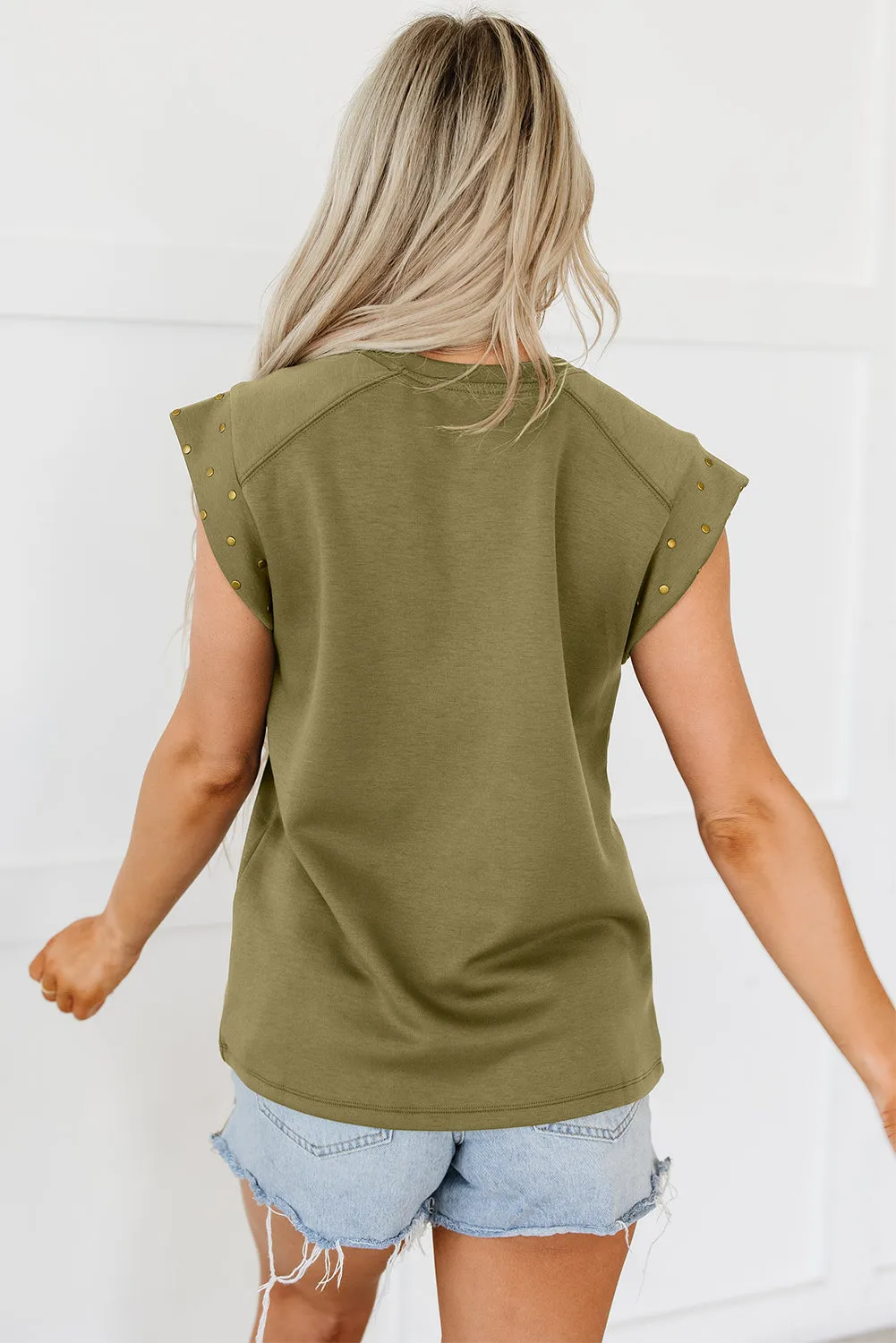 Martha Studded Short Sleeve Top by Threaded Pear sold by Zulily product image thumbnail 2