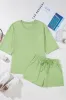 Emmeline Loose V Neck Half Sleeve Tee and Shorts by Threaded Pear sold by Zulily