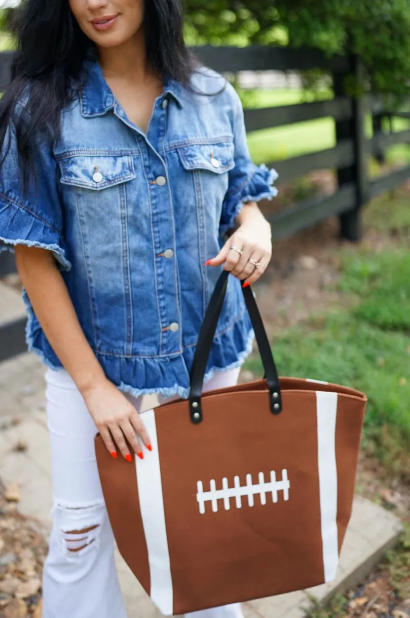 Sport Canvas Tote by Threaded Pear sold by Zulily product image thumbnail 4