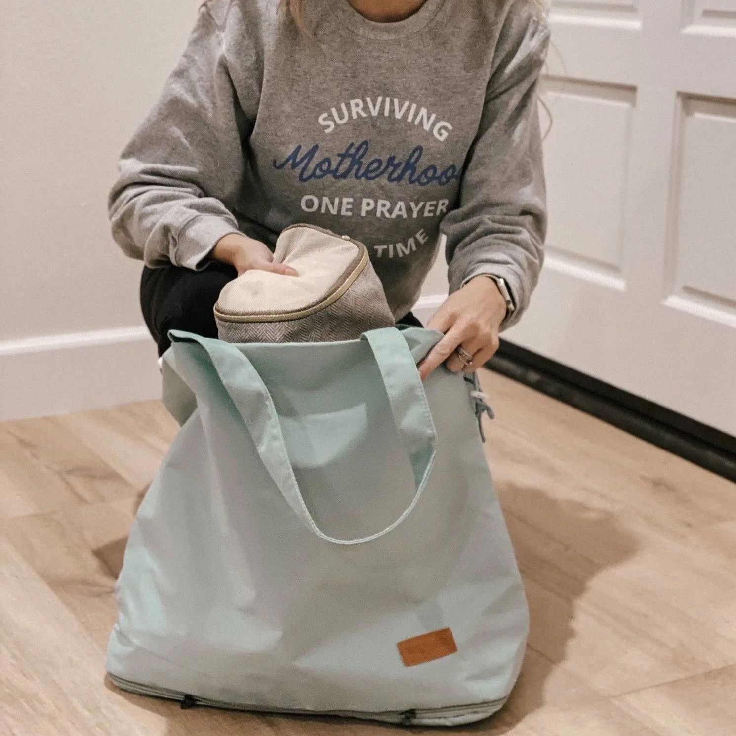 Carry All Tote by Threaded Pear sold by Zulily product image thumbnail 2