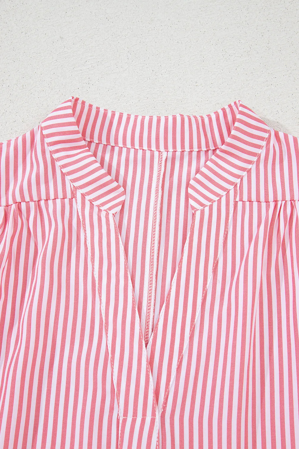 Lucy Stripe Puff Sleeve Blouse by Threaded Pear sold by Zulily product image thumbnail 3