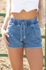 Braelynn Drawstring High Waist Casual Denim Shorts by Threaded Pear sold by Zulily