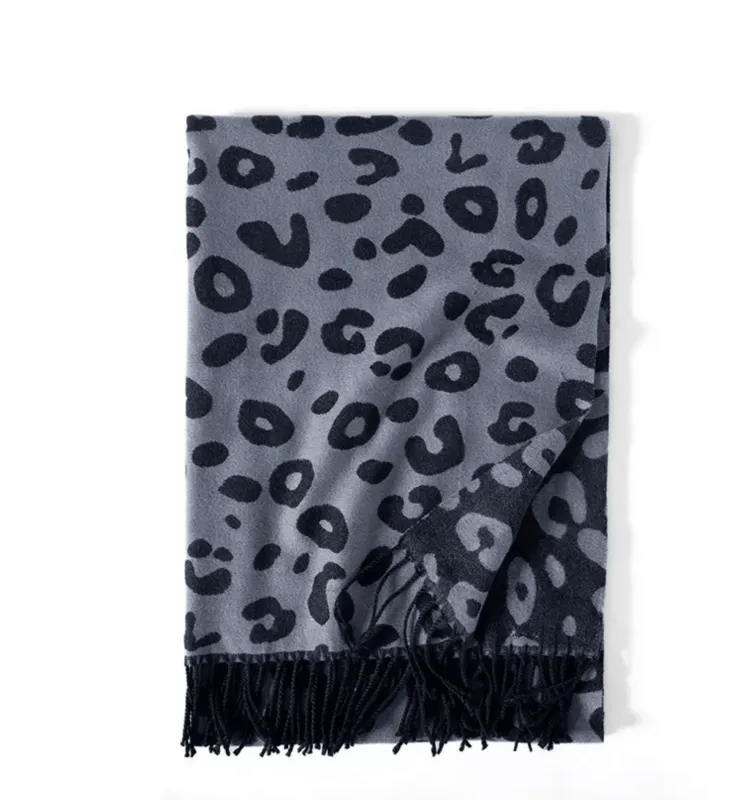 Black Leopard Scarf sold by Zulily