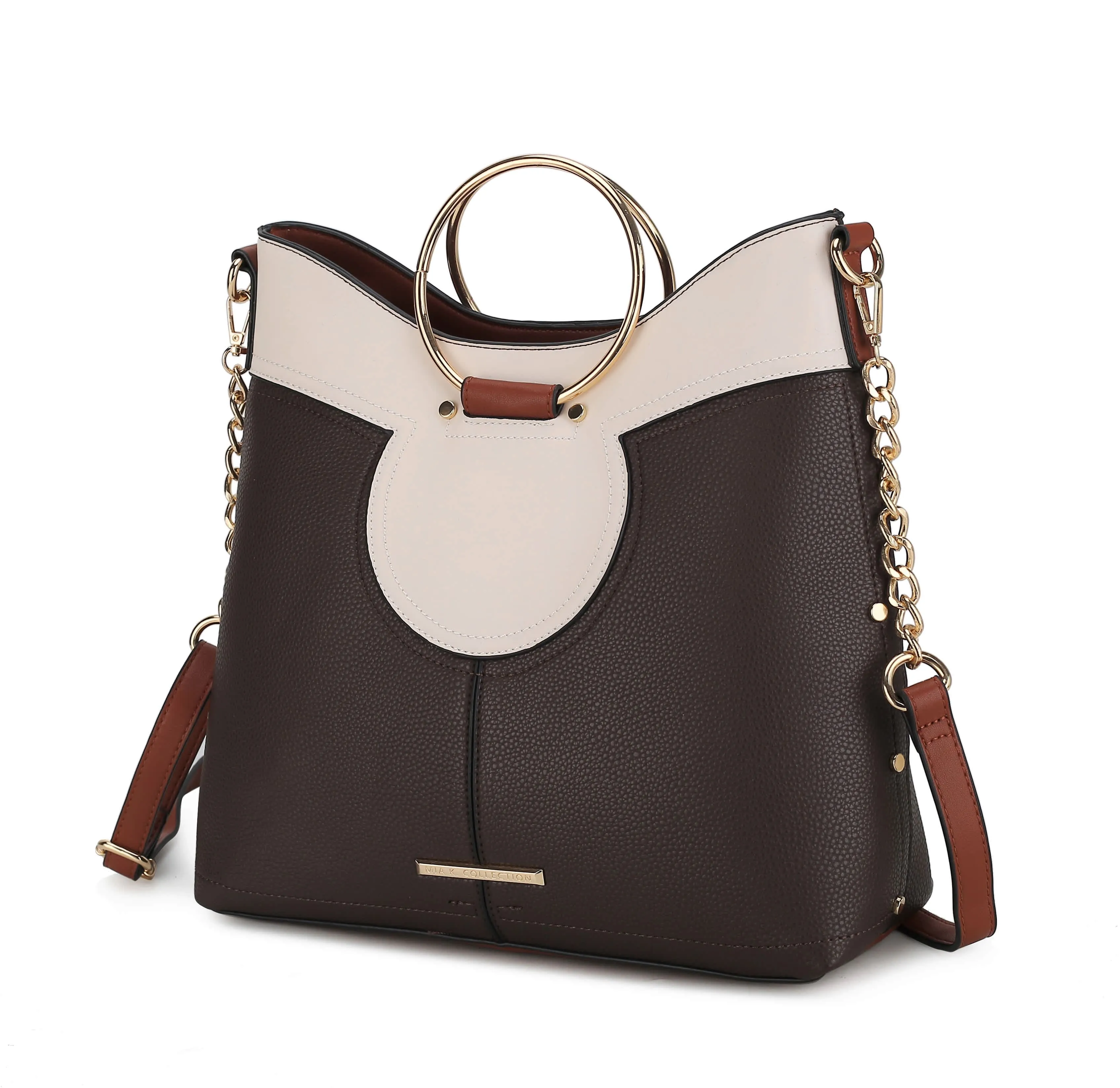MKF Collection Kylie Top Handle Satchel by Mia K. sold by Zulily product image thumbnail 3