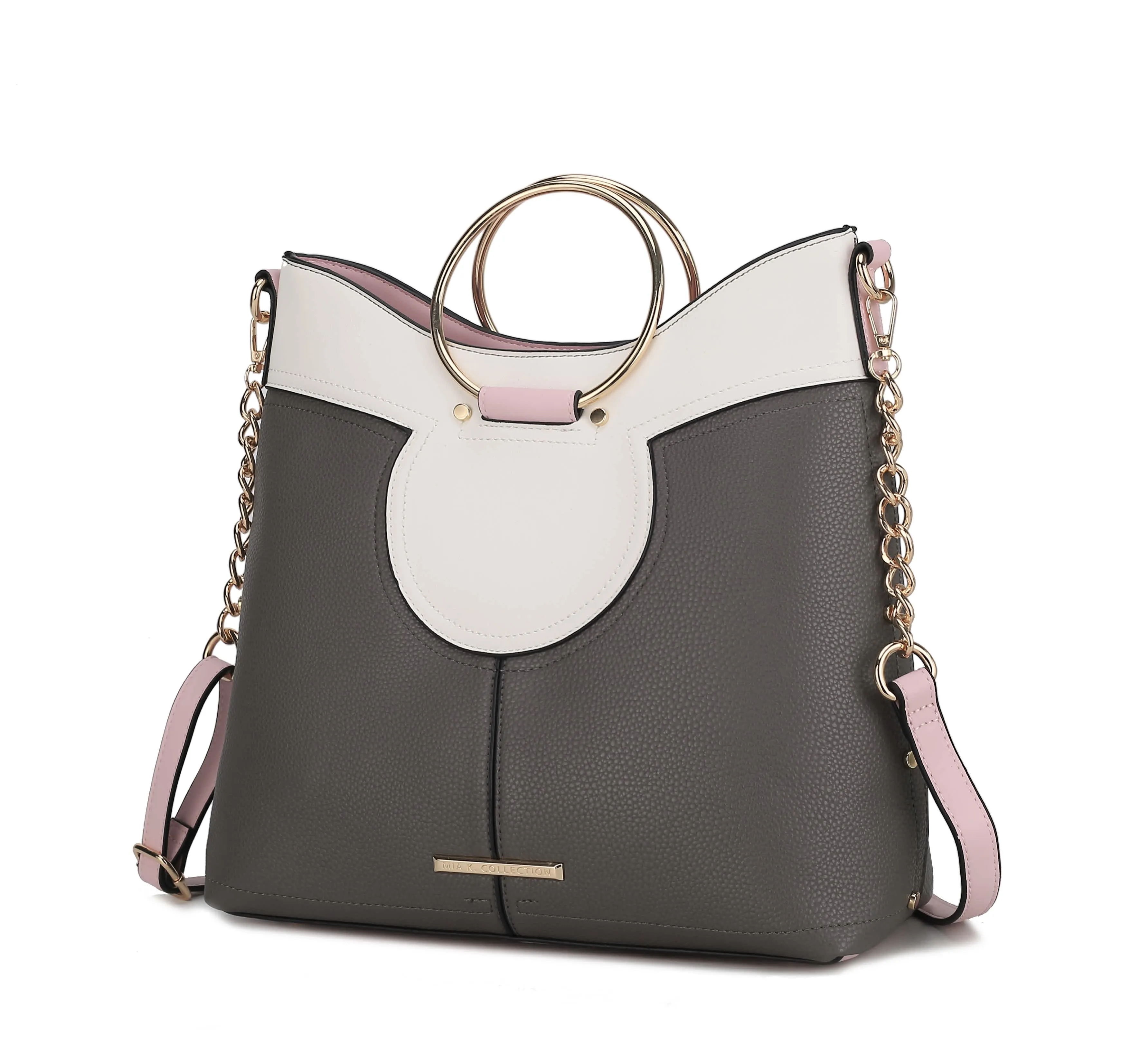 MKF Collection Kylie Top Handle Satchel by Mia K. sold by Zulily product image thumbnail 5