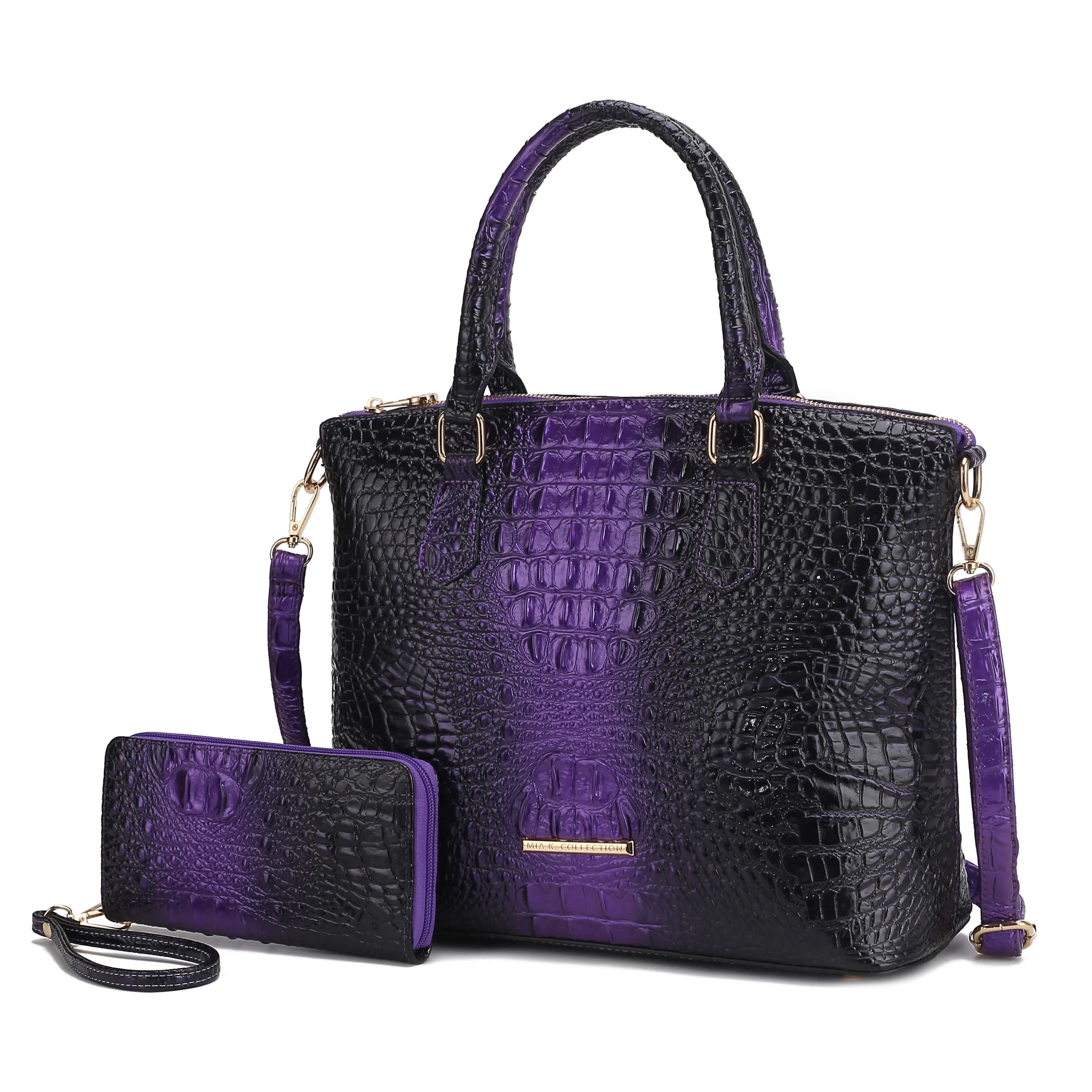 MKF Collection Liora Croc-Embossed Tote Bag by Mia K. sold by Zulily product image thumbnail 4