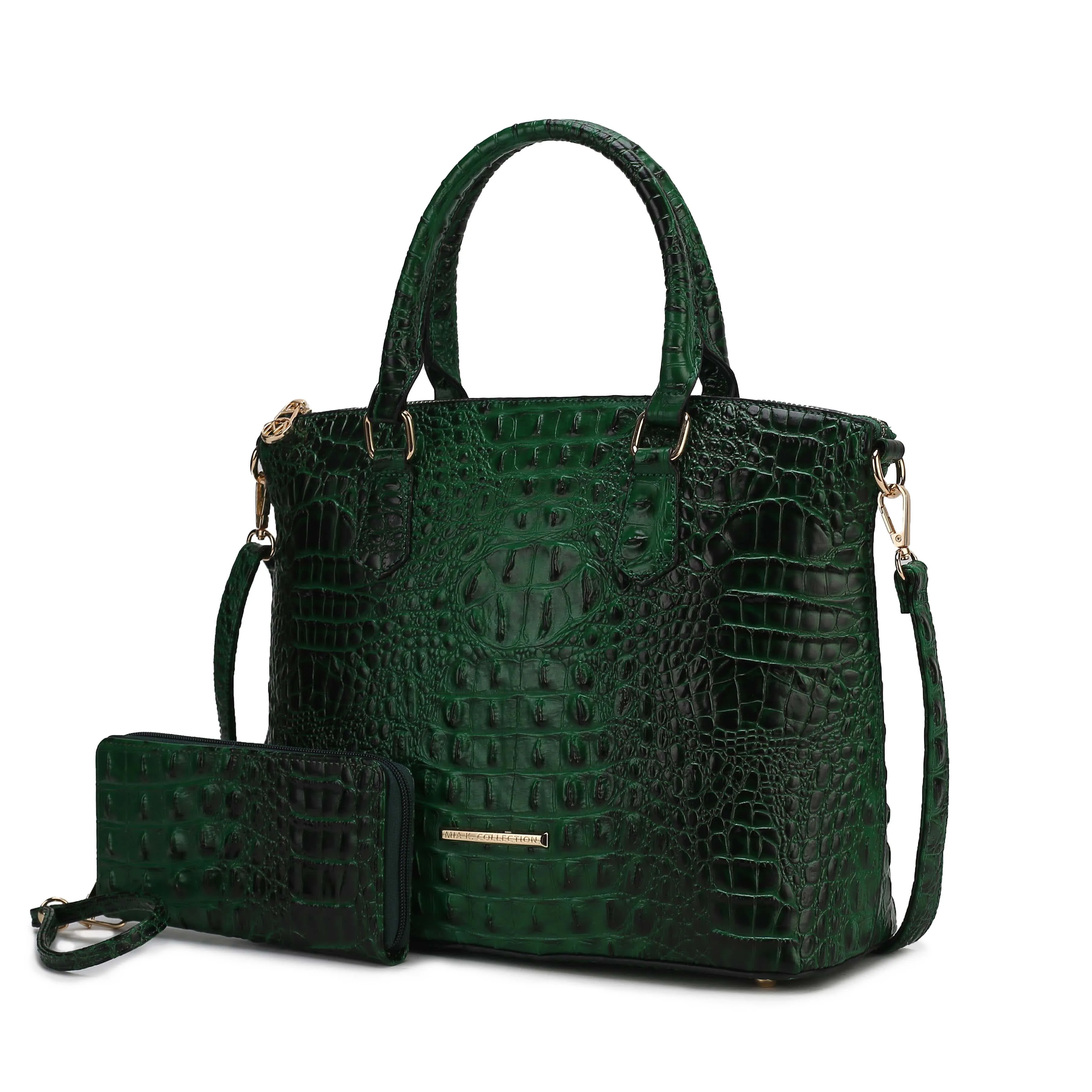 MKF Collection Liora Solid Croc Embossed Tote and Set by Mia K sold by Zulily product image thumbnail 4