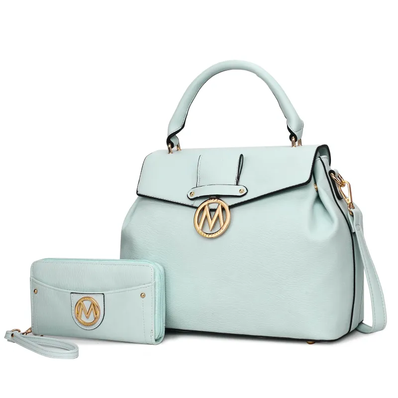 MKF Collection Aurora Satchel & Wallet by Mia K. sold by Zulily