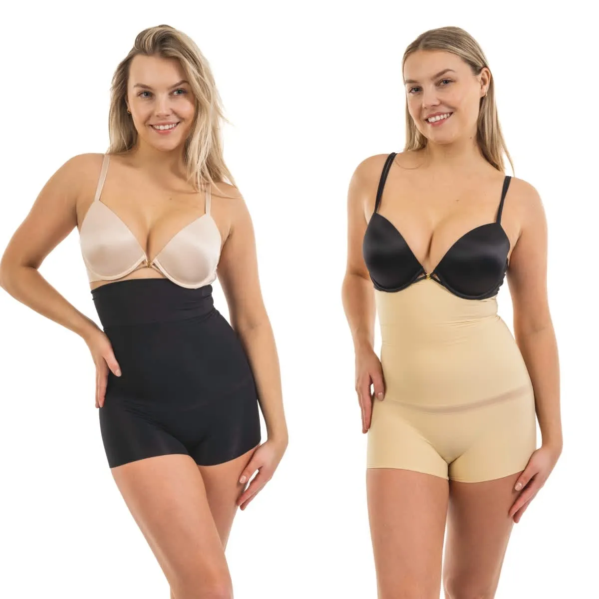 Body Beautiful Extra Hi WAIST Boy Short Shaper 2 Pack sold by Zulily product image thumbnail 2