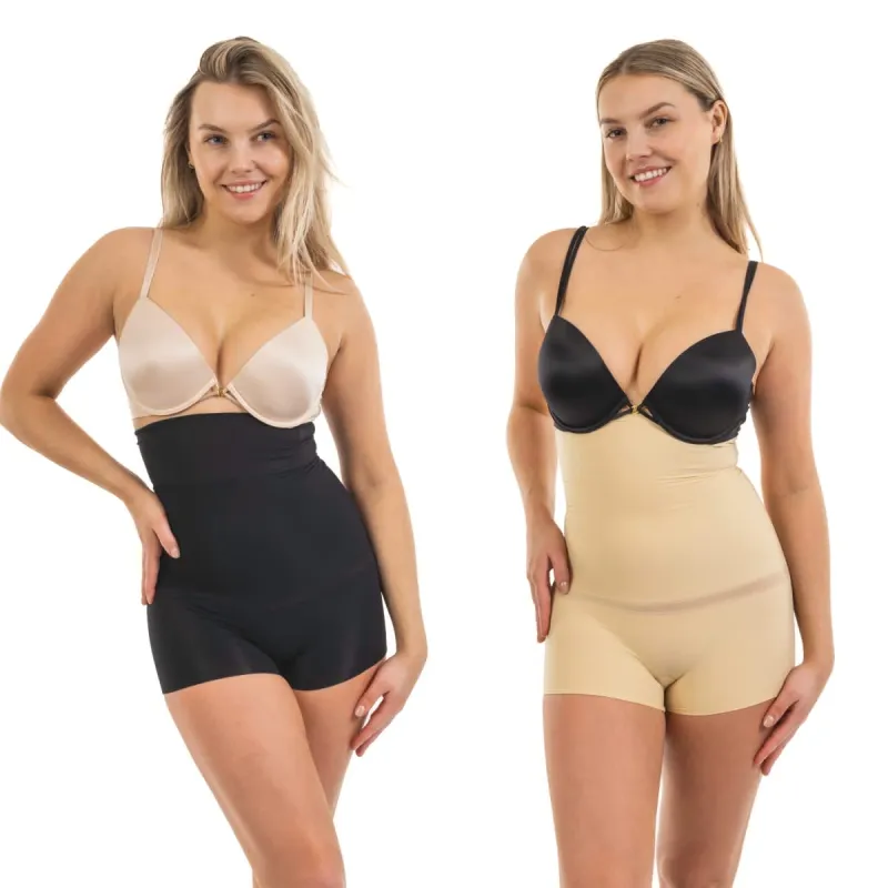 Body Beautiful Extra Hi WAIST Boy Short Shaper 2 Pack sold by Zulily