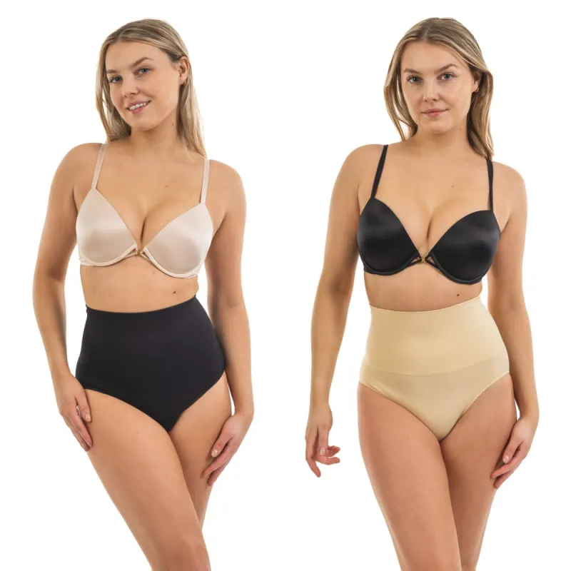 Body Beautiful Hi Waist Full brief Shaper 2 Pack sold by Zulily