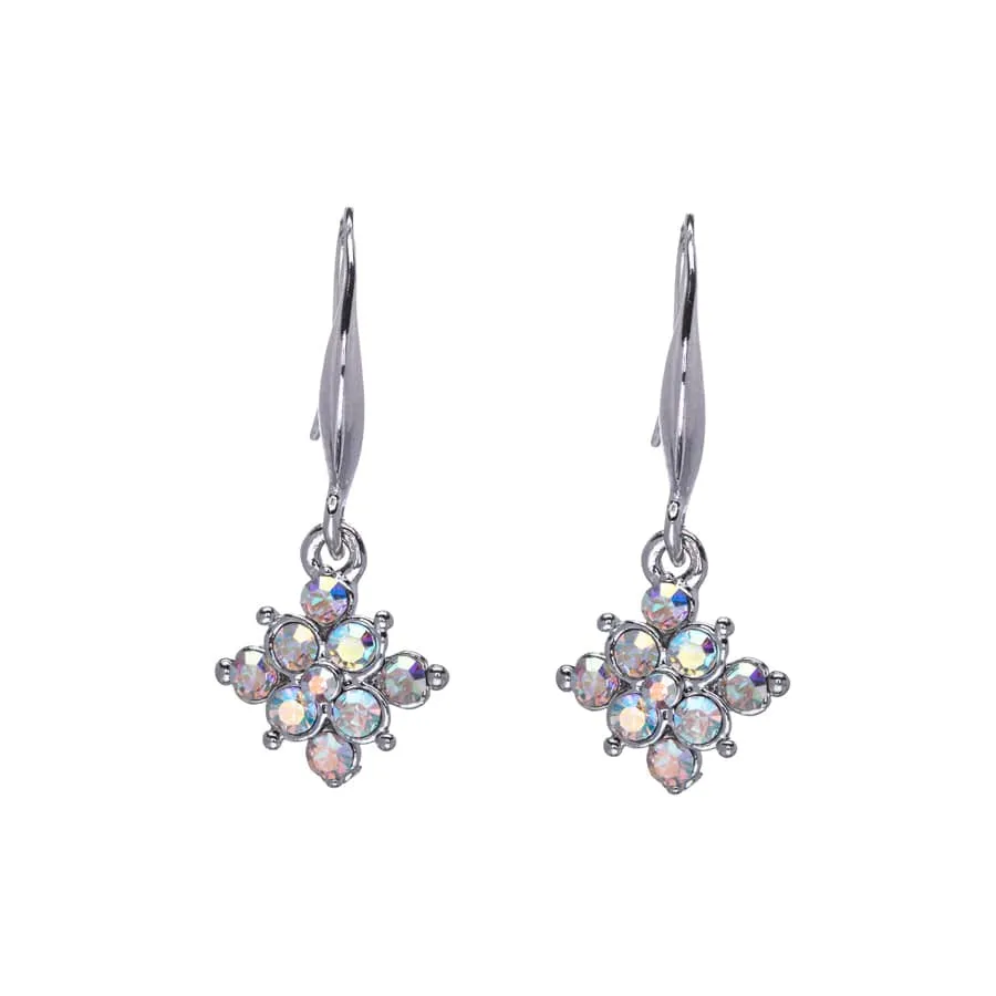 Aurora Borealis Swarovski Crystal Earrings – Aurora Borealis Swarovski Crystal Snowflake Drop Earrings By callura sold by Zulily