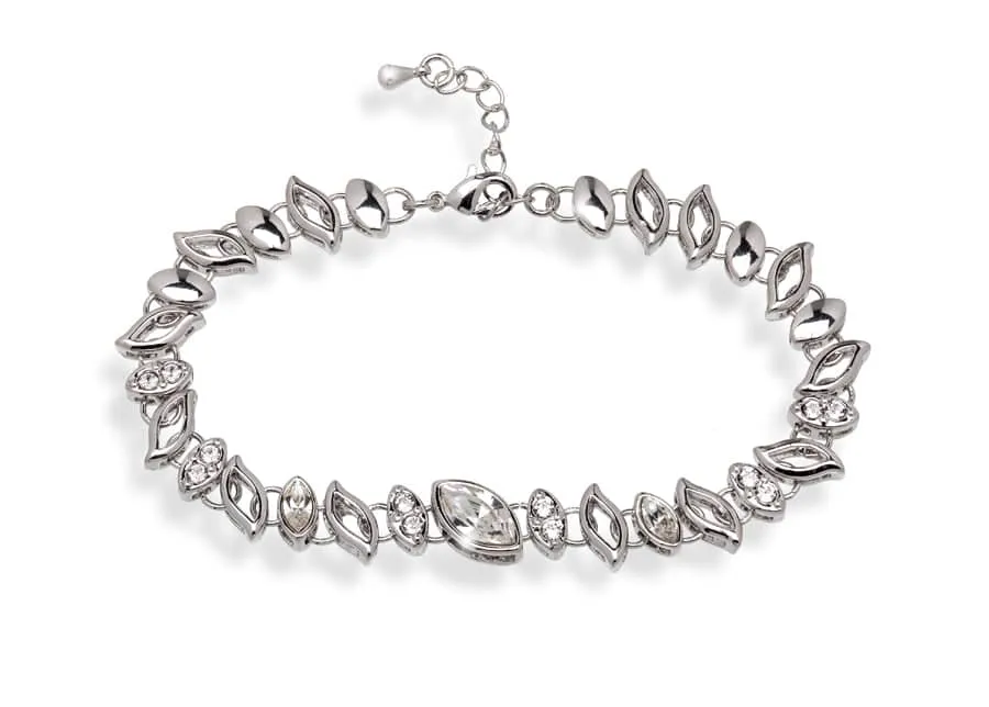 Clear Swarovski Crystal Bracelet – Clear Swarovski Crystal Foliage Bracelet By callura sold by Zulily