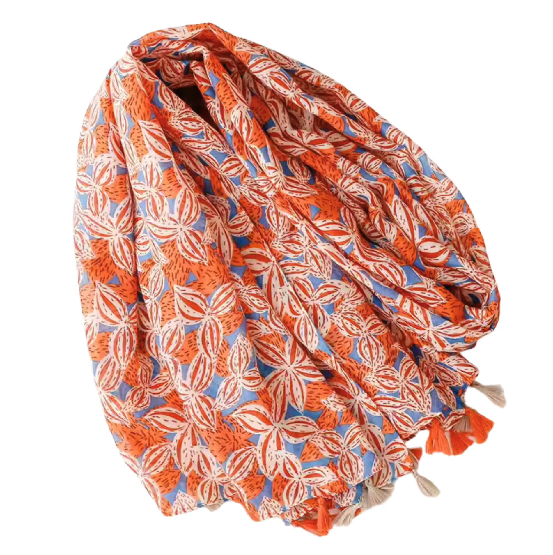 Orange Flower Scarf sold by Zulily product image thumbnail 3