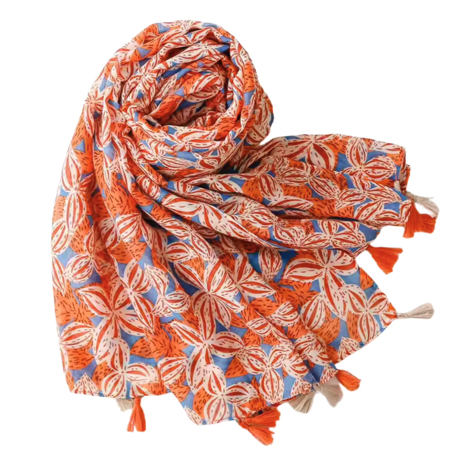 Orange Flower Scarf sold by Zulily product image thumbnail 2