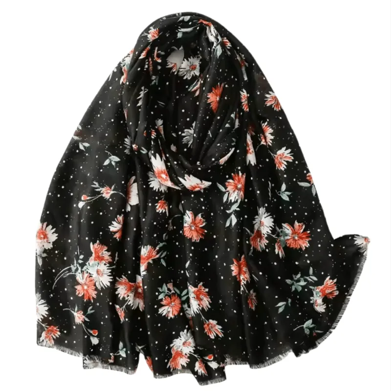 Starry Floral Print Scarf sold by Zulily