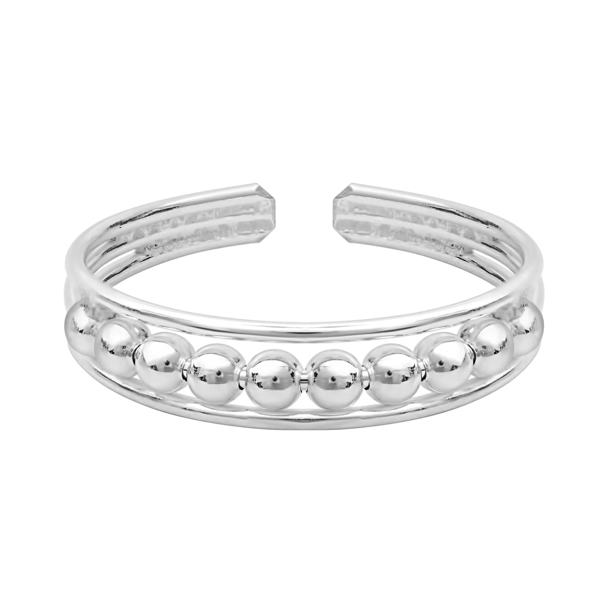 Sterling Silver Beaded Toe Ring sold by Zulily
