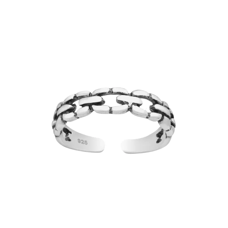 Sterling Silver Chain Link Toe Ring sold by Zulily
