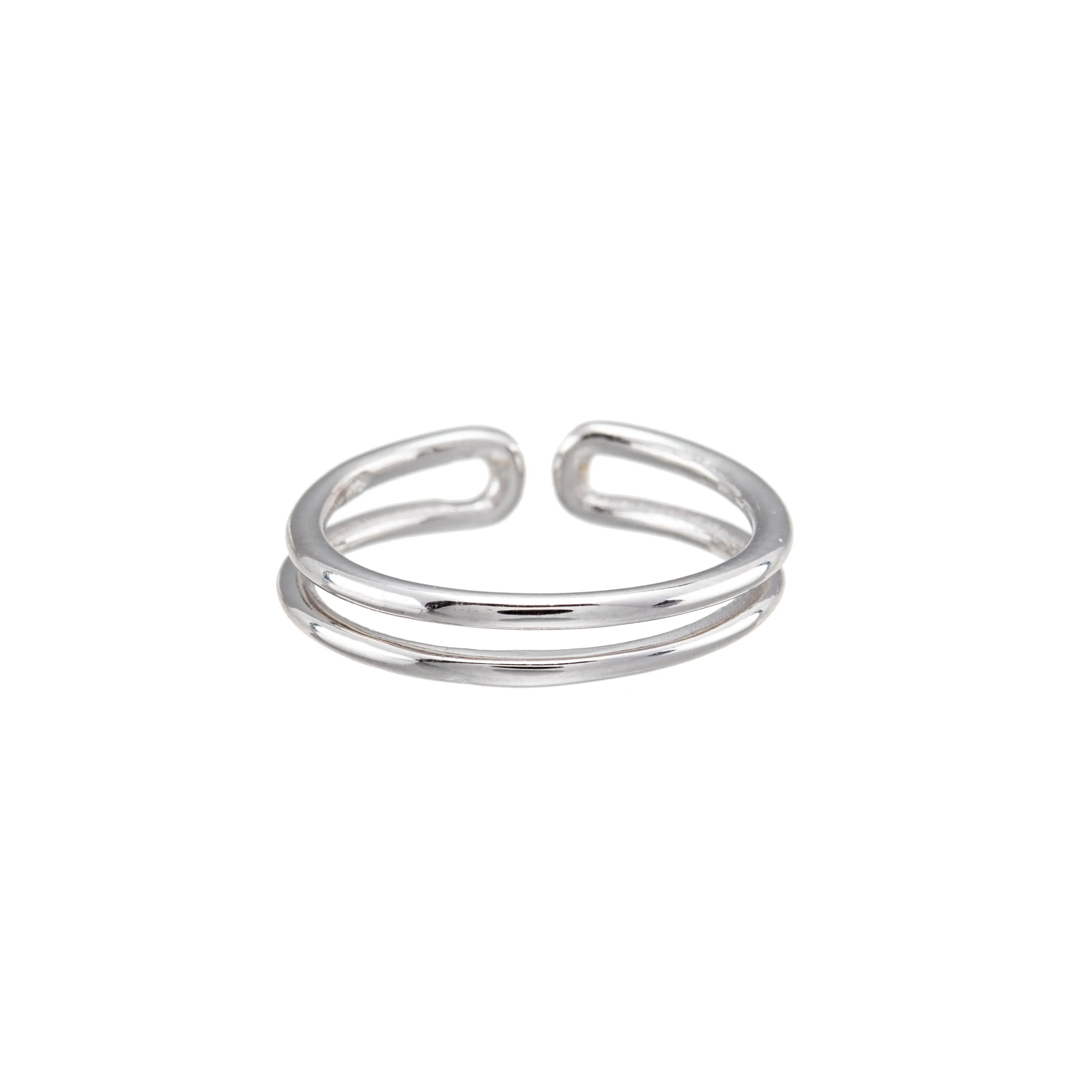 Sterling Silver Double Band Toe Ring sold by Zulily