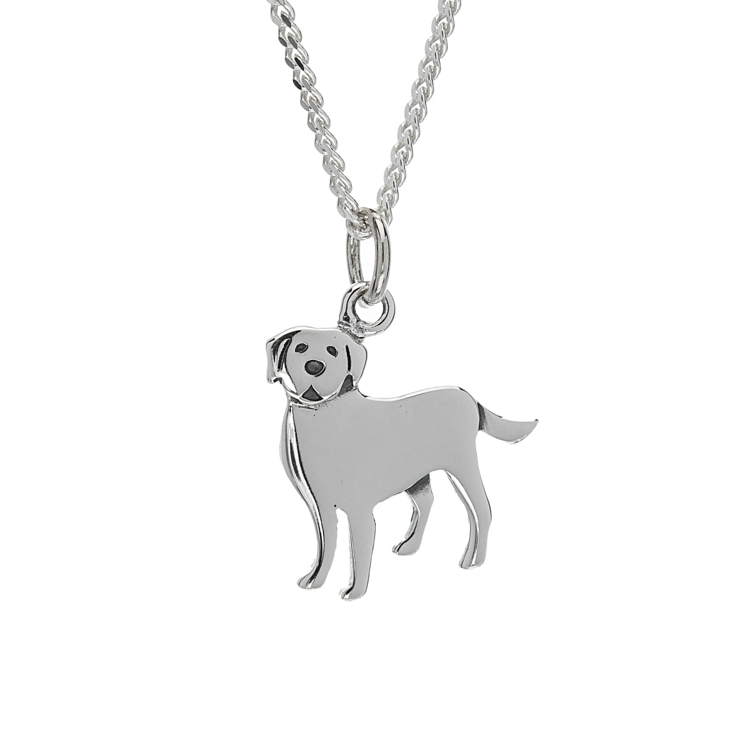 Sterling Silver Labrador Dog Pendent Necklace sold by Zulily