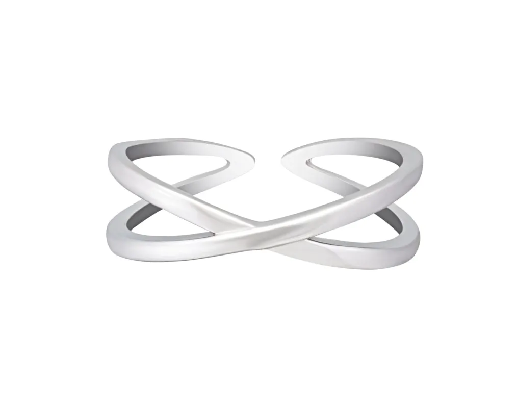 Sterling Silver Crossover Toe Ring sold by Zulily