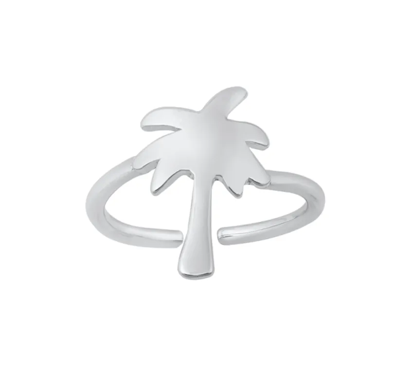 Sterling Silver Palm Tree Toe Ring made by Zulily