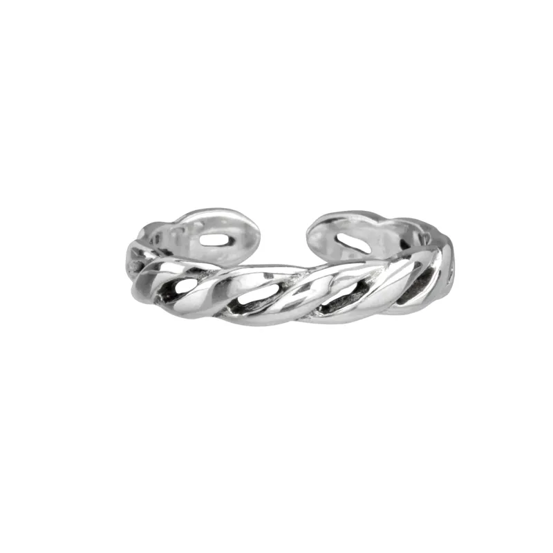 Sterling Silver Twisted Toe Ring sold by Zulily