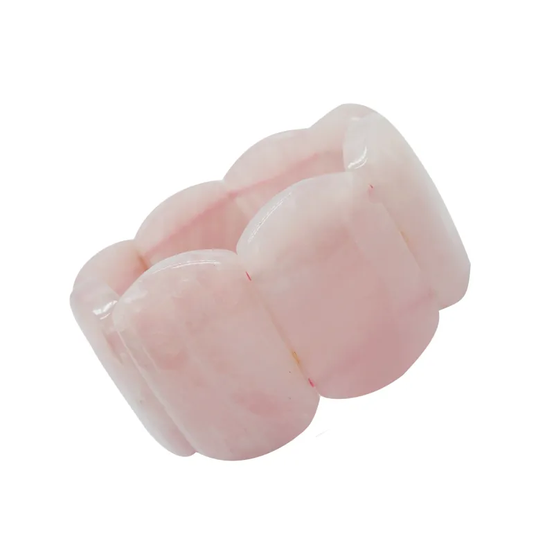 V3 Jewelry Natural Rose Quartz Stretch Bracelet sold by Zulily