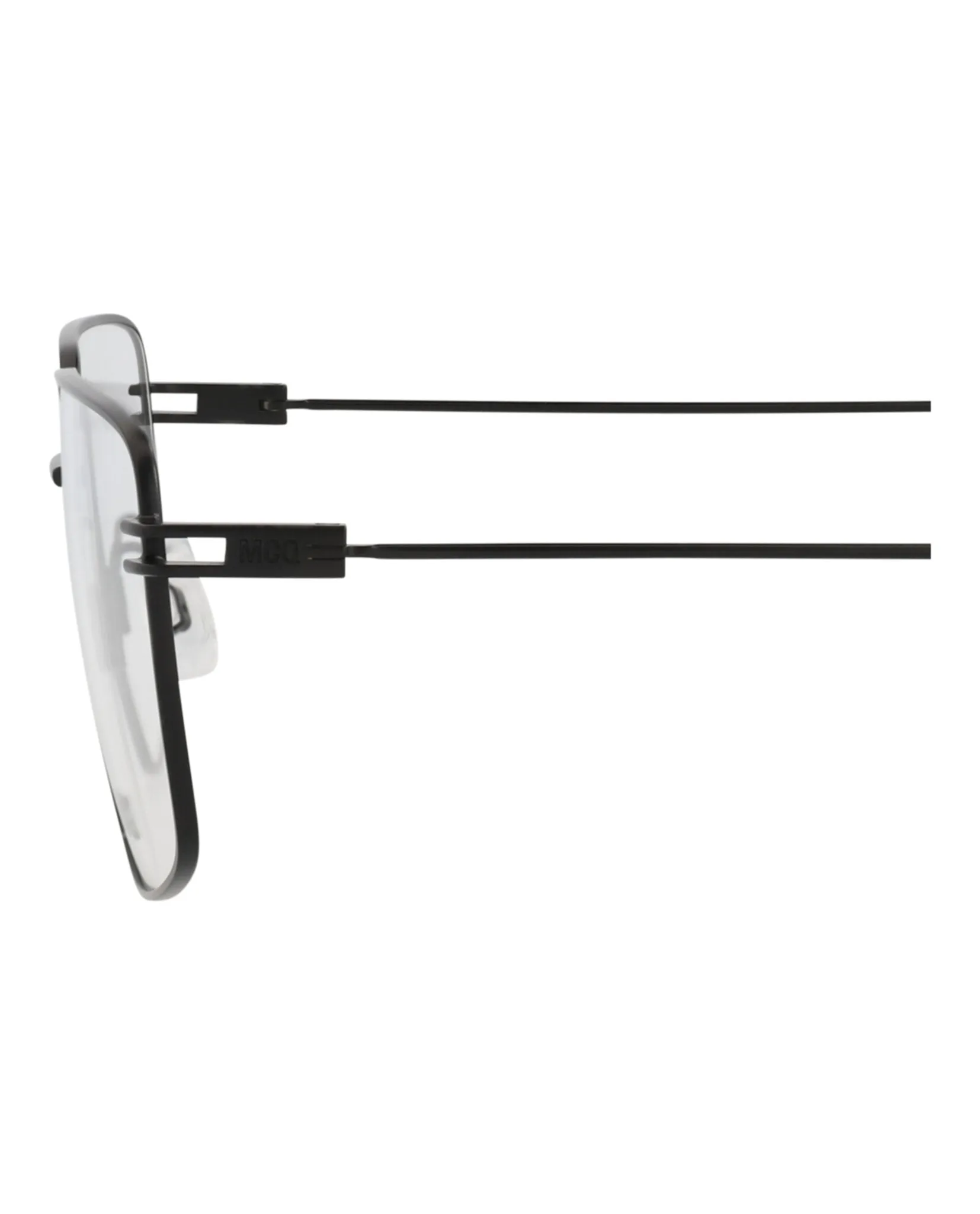 Alexander McQueen Square-Frame Metal Optical Frames sold by Zulily product image thumbnail 4