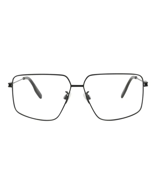 Alexander McQueen Square-Frame Metal Optical Frames sold by Zulily