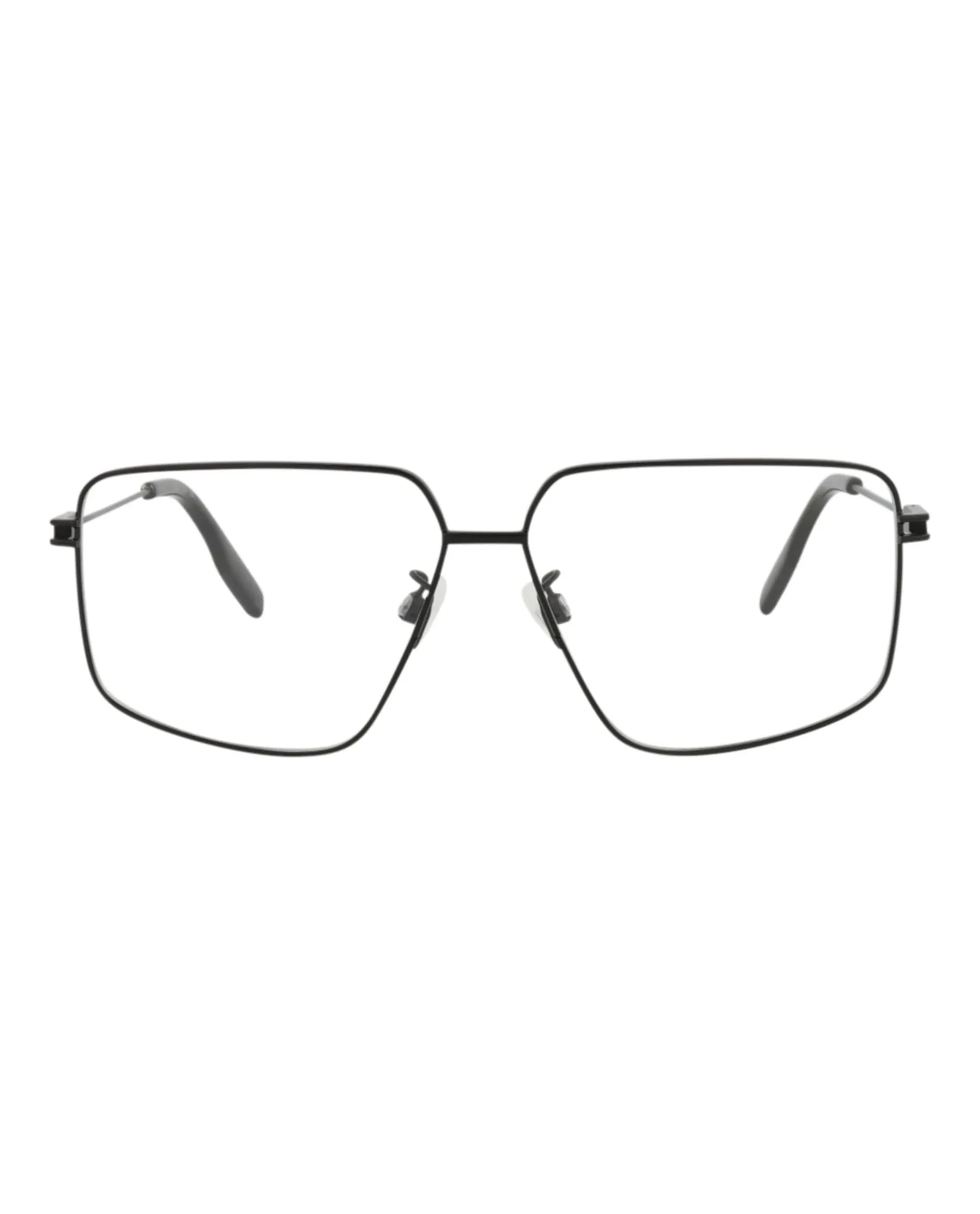 Alexander McQueen Square-Frame Metal Optical Frames sold by Zulily