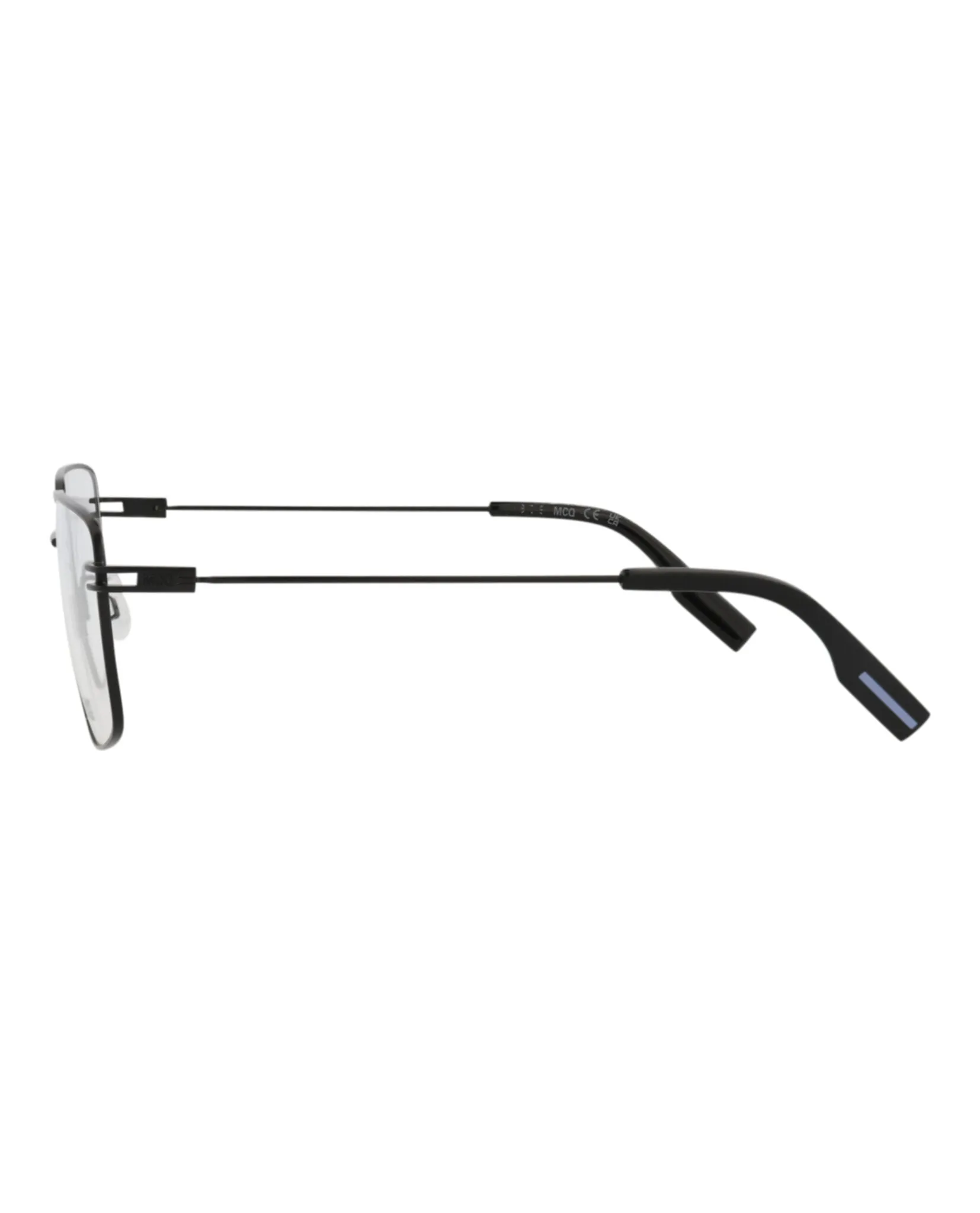 Alexander McQueen Square-Frame Metal Optical Frames sold by Zulily product image thumbnail 3
