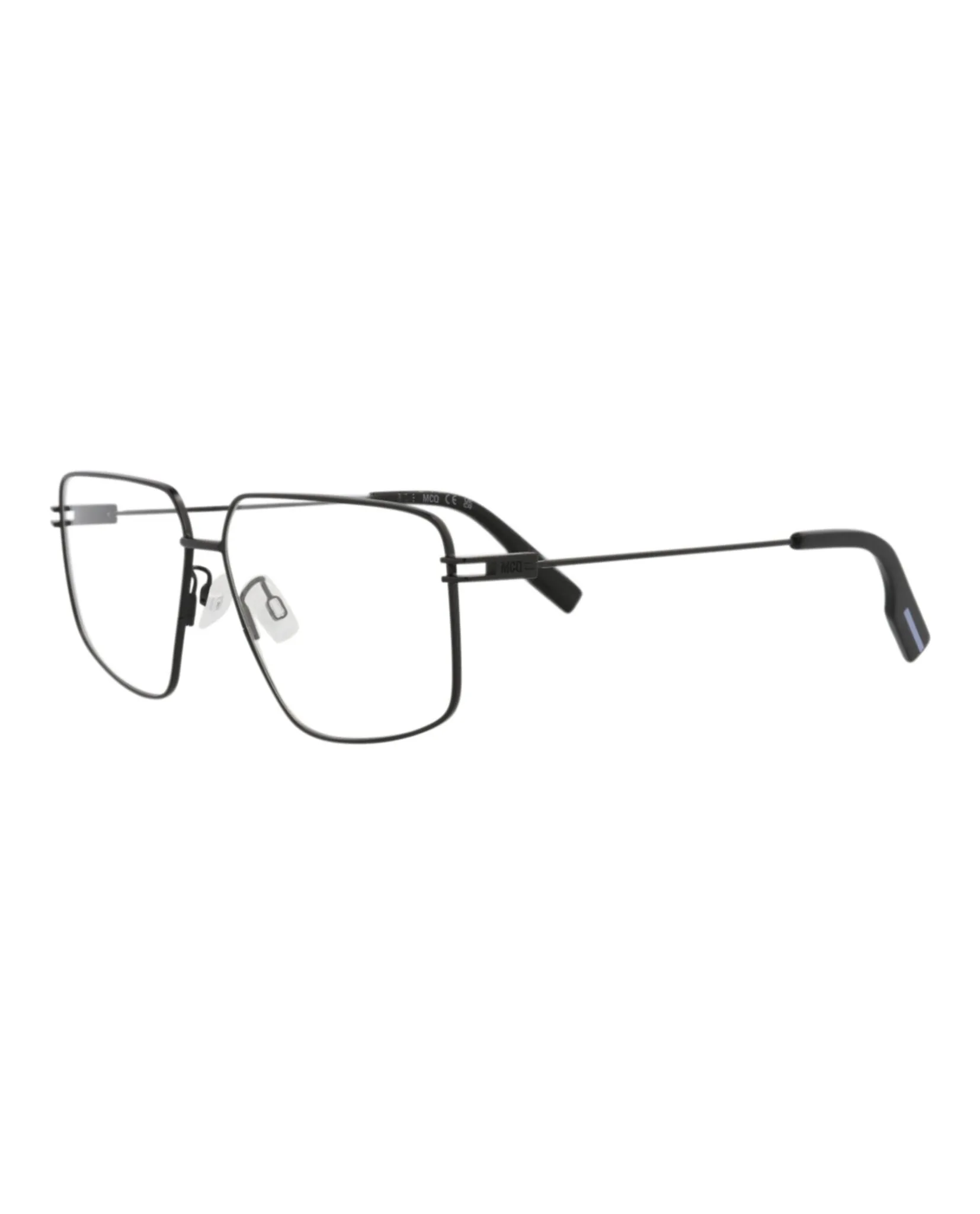 Alexander McQueen Square-Frame Metal Optical Frames sold by Zulily product image thumbnail 2