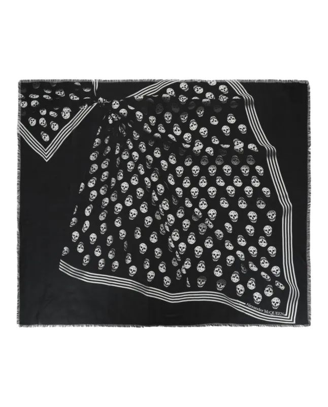 Alexander McQueen Women's Skull Print Modal Scarf sold by Zulily