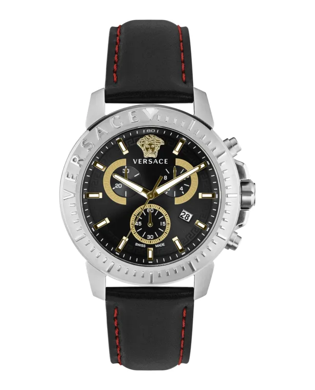 Versace New Chrono Strap Watch sold by Zulily