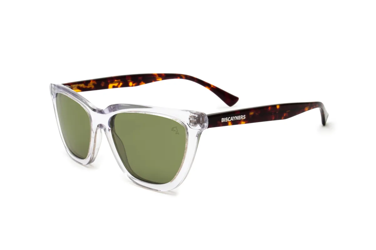 Biscayners Mashta Crystal Green Women's Sunglasses sold by Zulily