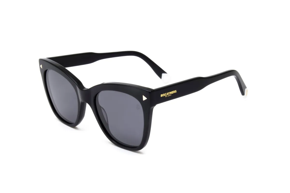 Biscayners Palm Black Women's Sunglasses sold by Zulily