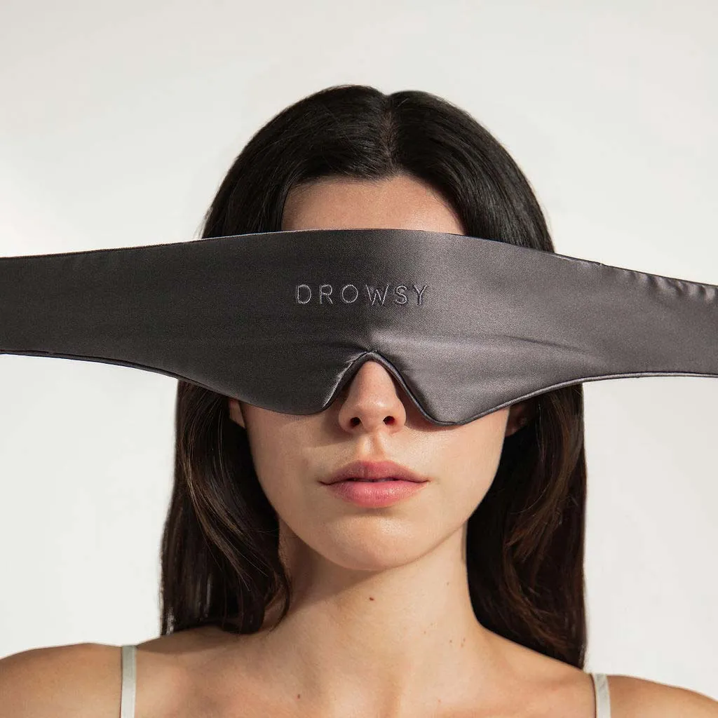 Drowsy Sleep Co. Featherweight Silk Eye Mask Moonlight Shadow sold by Zulily product image thumbnail 2