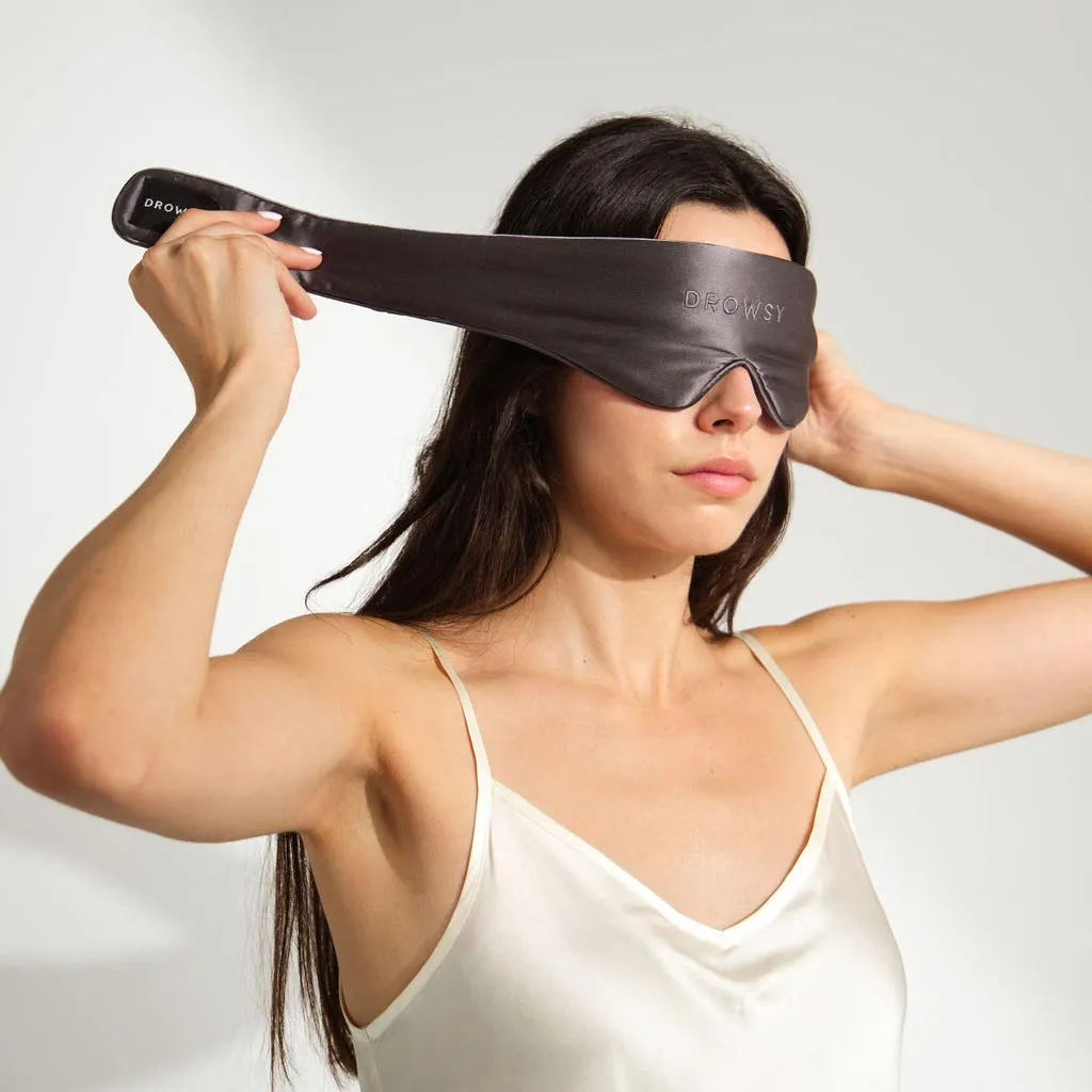 Drowsy Sleep Co. Featherweight Silk Eye Mask Moonlight Shadow sold by Zulily product image thumbnail 3