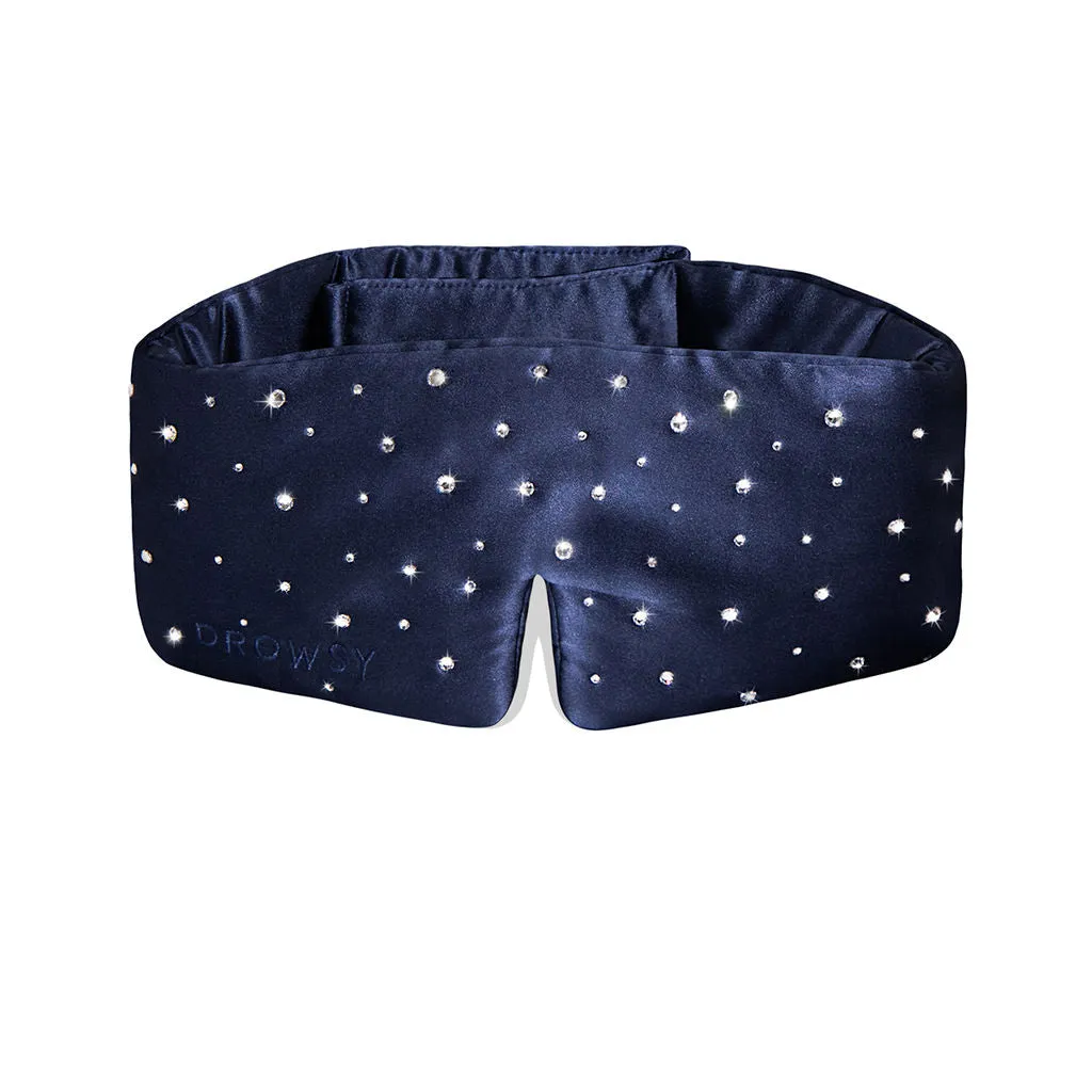 Drowsy Sleep Co. Silk Sleep Eye Mask Crystals by Swarovski® sold by Zulily product image thumbnail 3